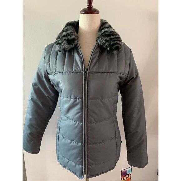 Gray winter jacket size small - Picture 1 of 5